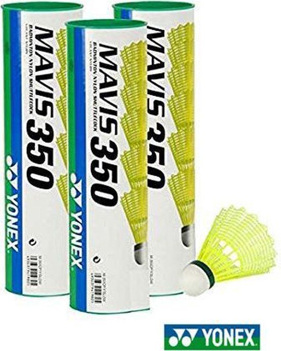 YONEX Mavis 350 geel slow (6pcs)