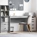 Prolenta Maison Exclusive - Bureau, grijze Sonoma-kleur, 100 x 40 x 76 cm
