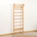 Buxibo Mur d'escalade en Bois – Barre d'escalade murale d'intérieur – Appareil de jeu de gymnastique pour enfants – 220x78x8 cm – Naturel