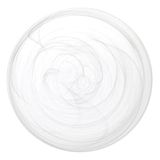 H & H dessertbord van albast rond, keramiek, wit, 21 x 21 x 2 cm