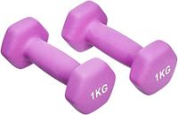 Amazon Basics 2 x 1 kg neopreen halters, paars