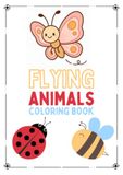 Flying Animals Coloring Book