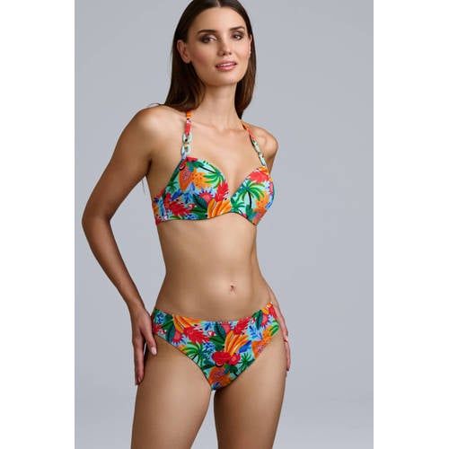 Marlies Dekkers Paradisa turquoise/oranje/groen bikinibroekje