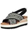 TOMS Sandale beige / noir