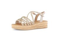 Gabor Plateausandalen voor dames, Platino Oak 82, 38 EU
