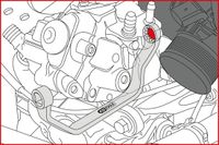 KS Tools Spezial-Steckschlüssel für Saugrohr-Verschraubungen für VAG, 13 mm - 150.2518