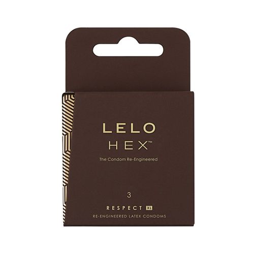 LELO HEX Respect XL - 3 Condoms