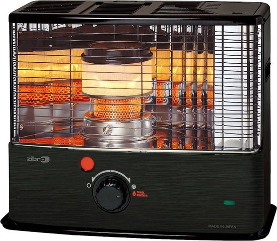 Zibro RC-32 Petroleumkachel - 3200W - Zwart - 120 m³