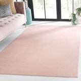 Safavieh Boho tapijt voor woonkamer, eetkamer, slaapkamer - Loft Collection, korte pool, perzik, 82 x 78 cm