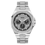 Guess Empire GW0785G3 Horloge - Staal - Zilverkleurig - Ø 46 mm