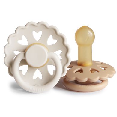 FRIGG Fopspeen Latex Het lelijke eendje/de nieuwe kleren van de keizer 6-18 maanden, 2 stuks