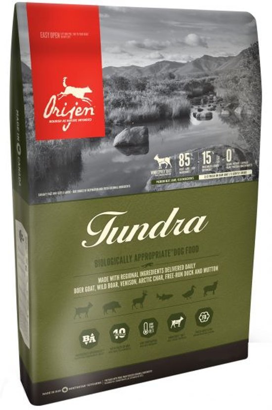 Orijen tundra dog hondenvoer 11 4 kg