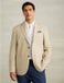 Next Heren Blazer van Linnenmix met Textuur - Stone Grey
