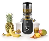 Fritel SJ 5330 Slowjuicer 300 W Zwart, Transparant