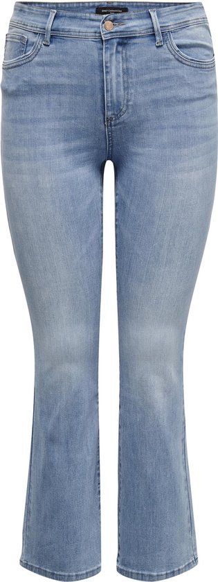 ONLY CARMAKOMA CARSALLY HW SK FLARED DNM BJ759 NOOS Women's Jeans - Size 46/32 - Light Medium Blue Denim