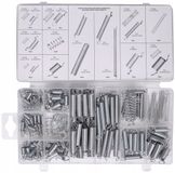 Silver - Springenset - 200 stuks - Verschillende typen - Met Organizer