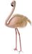 ADAR Décoration de jardin Flamant rose, 50 cm