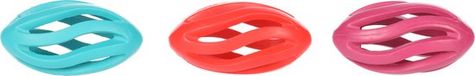 Flamingo Scrum Rugby S Speelgoed Hond - Rubber - Meerdere kleuren - 11x5,5x5,5cm