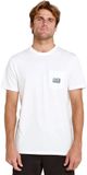Rip Curl Streamline Pocket Badge T-shirt Man Korte Mouwen Wit S