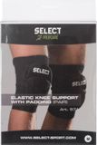 Select Sport Kniebeschermer - Unisex - zwart - Katoen/Polyester/Elastaan - XS