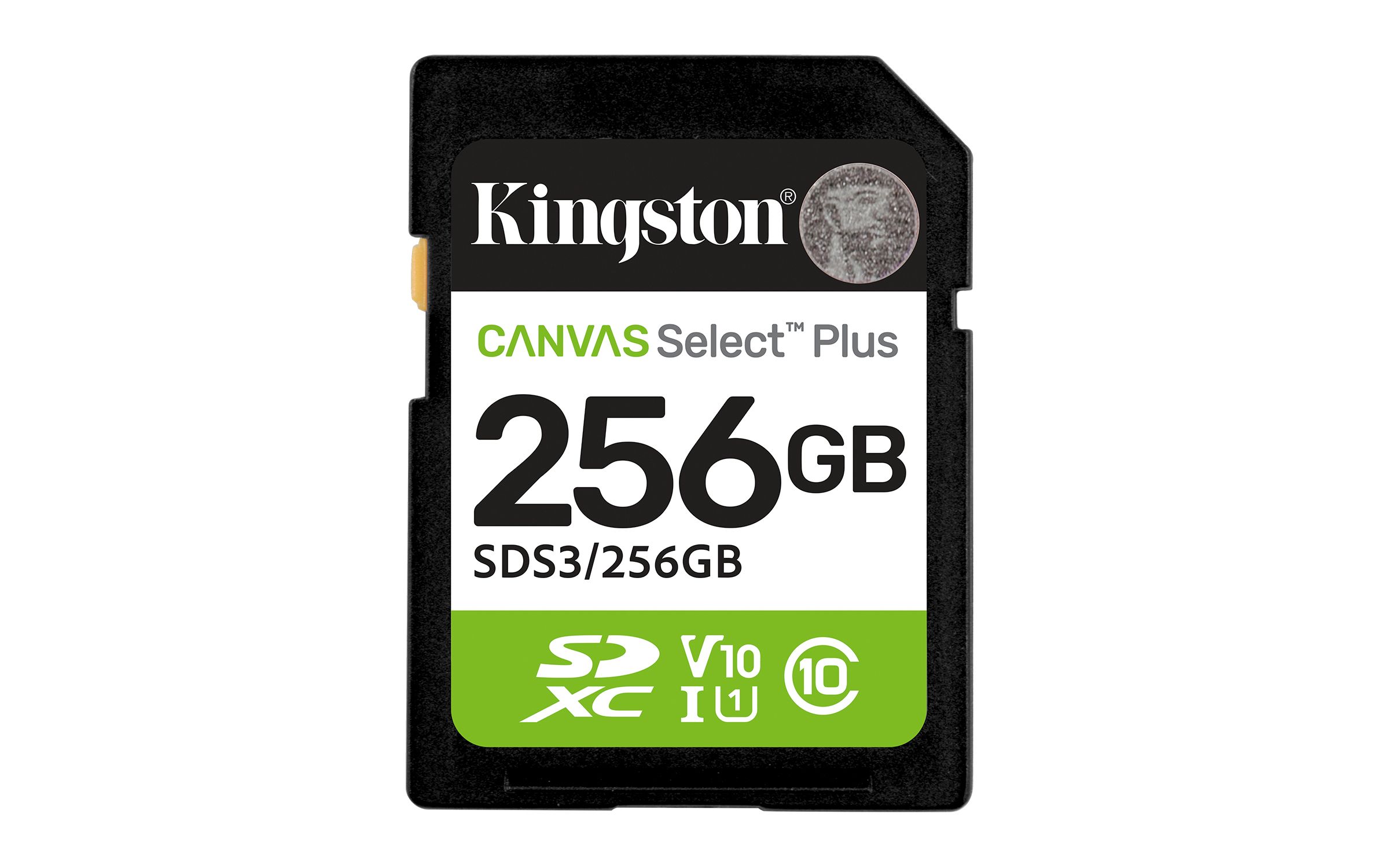 Kingston Technology Kingston Canvas Select Plus 256GB SDXC Class 10 UHS-I U1 V10 150MB/s