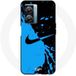 Nike Hoesje Oppo A77 5G Maniacase Zwart/Blauw