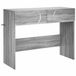 vidaXL Consoletafel Grijs Sonoma 96,5 x 38 x 75 cm Bewerkt hout