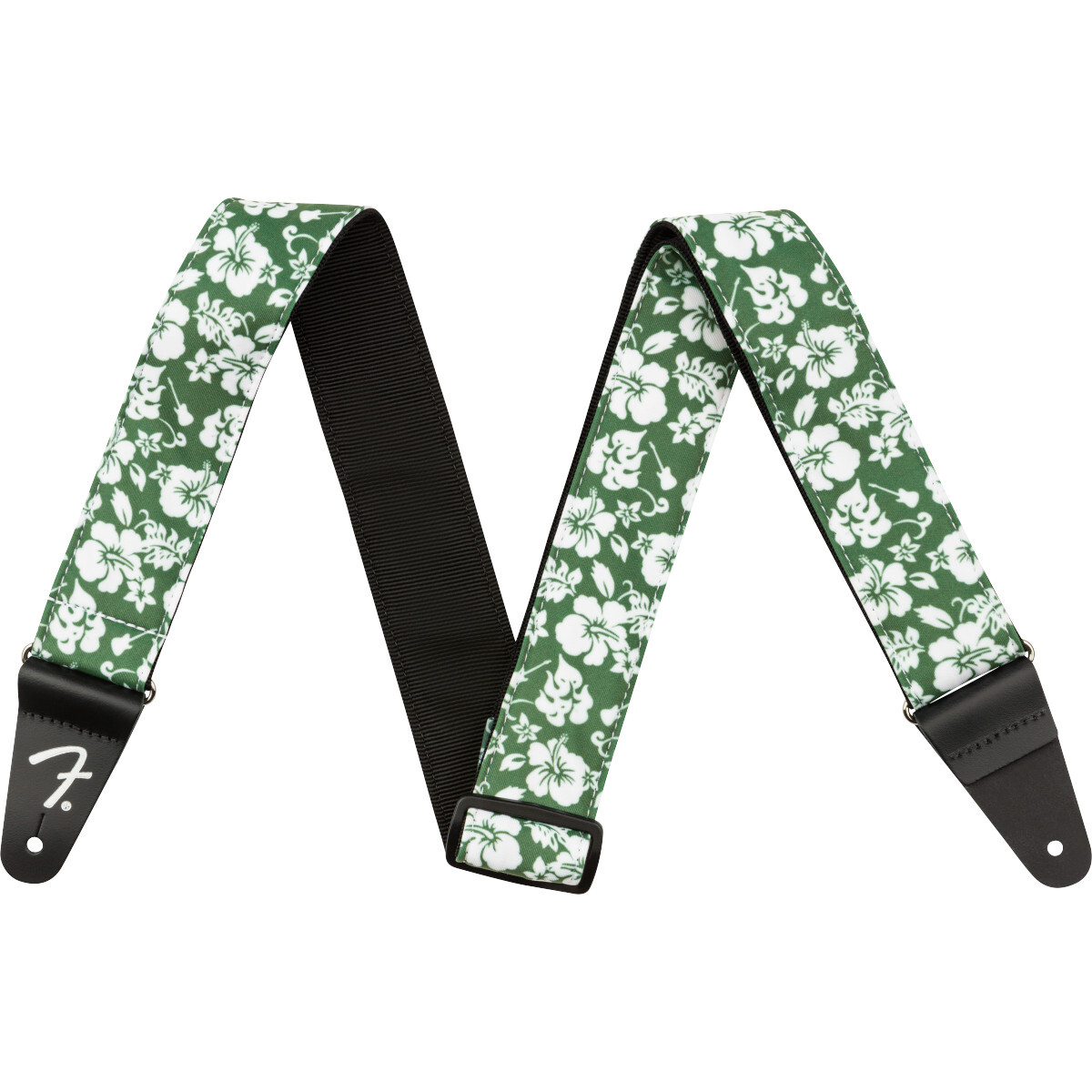 Fender Hawaiian Strap Green Floral