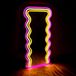 KASANOVA Spiegel met neonlicht, golven, 30 x 60 cm