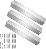 Housses en acier inoxydable pour barbecues - Pièces de rechange pour barbecues - 43 x 13 cm - Argent