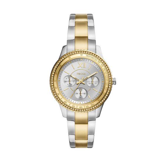 Fossil Stella Sport ES5107 Dameshorloge 37 mm - Goudkleurig