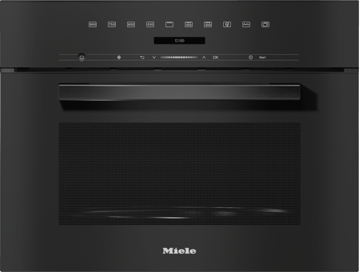 Miele M 7244 TC - Black - Microwave Oven - 46L - 1600W - 4002516113225