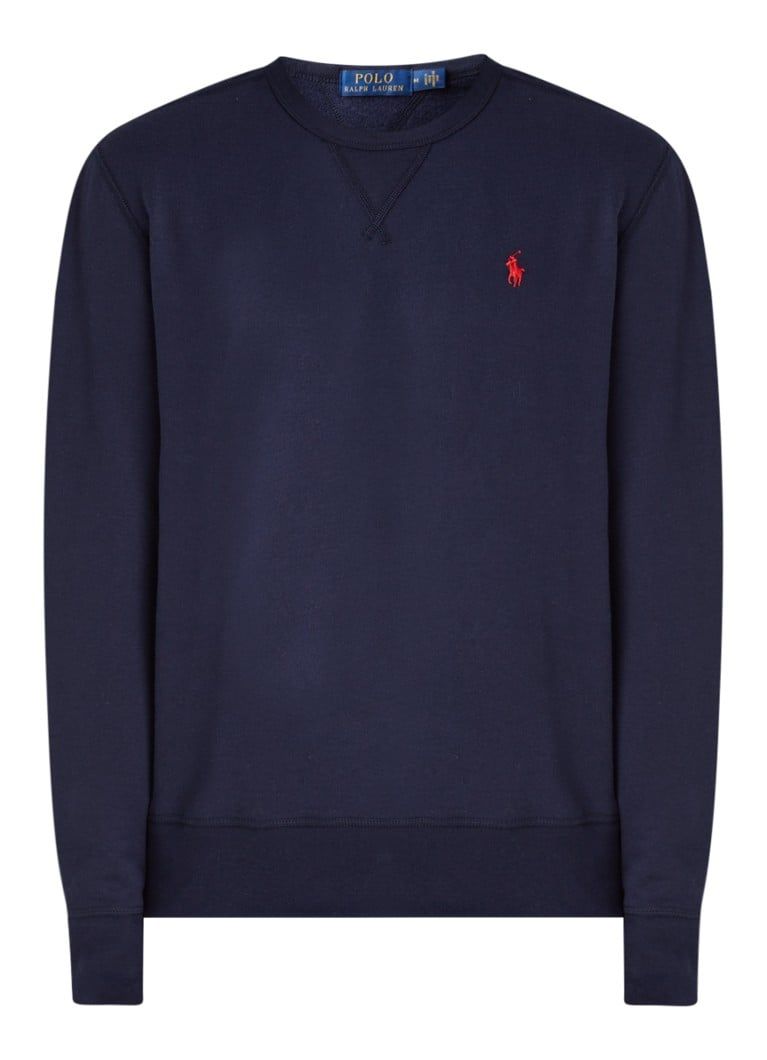 Ralph Lauren Sweater with Crew Neck and Logo Embroidery