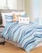 C&F Home Seawaves Ocean Coastal Twin 2-delige dekbedovertrekset Twin 2-delige set blauw