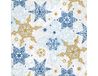 Servetten Delicate Servetten papier Delicate Sterren Blauw 33 x 33 cm. 20U