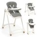 Interbaby | Practic Evolutive, opvouwbare kinderstoel voor baby's van 6 tot 36 maanden, max. 20 kg, aluminium, rugleuning in 3 standen verstelbaar, poten en dienblad verstelbaar, veiligheidsgordel.