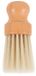 Icecat Brosse douce pour tapis avec manche en bois - Beige