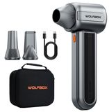 Merkloos Bladblazer draadloos - Lichtgewicht handblazer - 3 standen - Met turbostand en hardcase