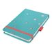 Sigel Jolie JN344 schrijfblok & schrift A6+ 79 vel Rood, Turkoois, Wit