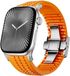 Qubix - Redefine silicone band - Oranje