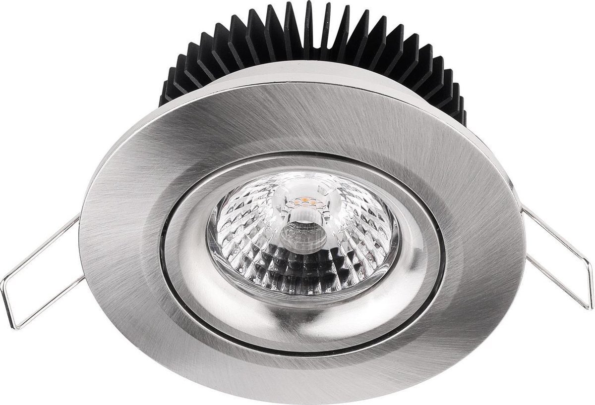 Xtra Warm Led Inbouwspot IP44 13W 38° dimbaar 1800-3000K Zilver