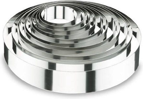 Lacor 68414 Cakevorm - Rond - 14 cm - Zilver
