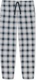 Schiesser Lange broek - Mix + Relax - Heren Pyjamabroek - Blauw - Gestipt - Katoen - Maat XL