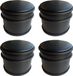 BRASQ Set van 4 Deurstoppers - Zwart