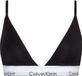 Calvin Klein Dames Modern Cotton Lightly Lined Triangle Bra - Triangel BH - Zwart