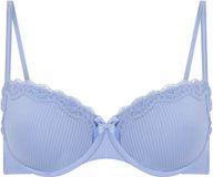 Hunkemöller Dames Lingerie Voorgevormde beugel bh Lola - Blauw - maat B75