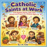 Catholic Saints at Work: Cute Kawaii Saints, Holy Jobs, Virtues and Prayers for Children Ages 4-6