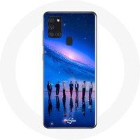Maniacase Hoesje voor Samsung Galaxy A21S Bangtan Sonyeondan BTS World Tour 2022