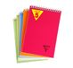 Clairefontaine Linicolor Fresh Pak met 5 Notitieblokken met Spiraalbinding aan Bovenkant - A4 (21×29,7 cm) - 160 Afscheurbare Lijngedrukte Pagina’s - Wit Papier 90 g - Polypro Omslag - Willekeurige Kleuren