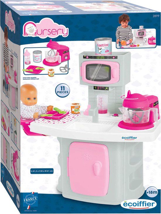 Ecoiffier Nursery Keuken - Multi kleuren - 18 maanden - 6 jaar